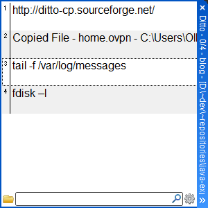 Ditto Clipboard History pop-up Ditto Clipboard History pop-up